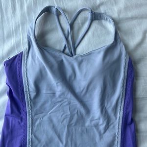 Lululemon Free to Be Tank in Lilac/Electric Purple (Size 4)